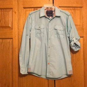 Turquoise dress shirt size small